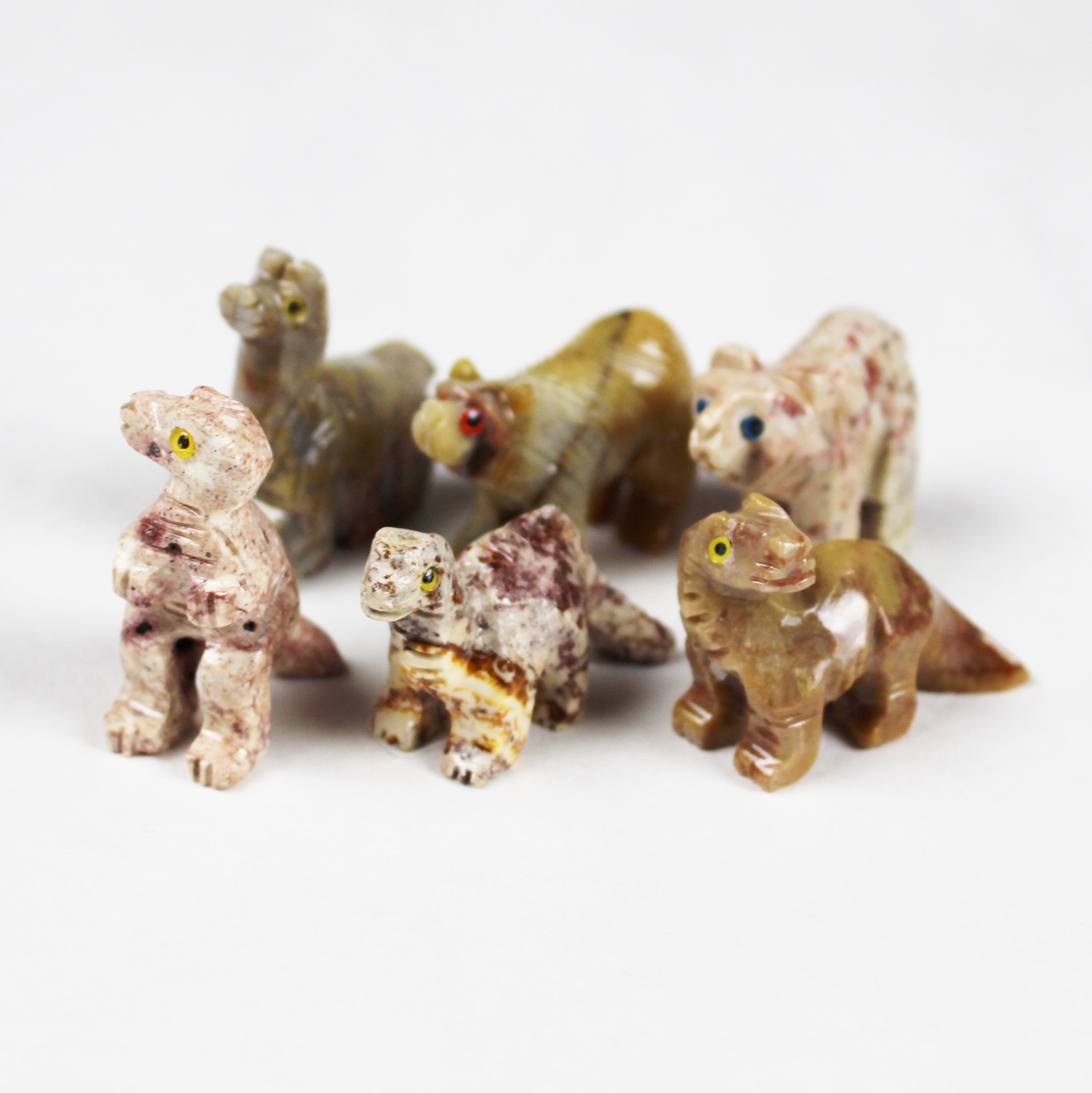 Animal Figurines of Soap Stone Bear Polar Bear Llama Yak - Etsy Animal Figurines of Soap Stone Bear Polar Bear Llama Yak - Etsy
