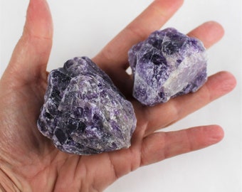 2 to 3.5" Amethyst chunks chevron purple quartz crystal -Upick Quantity- natural gemstone stone specimen rough chunks Free Shipping CHEVRON