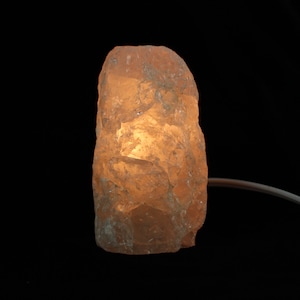 4-5&quot; Lighted Rose Quartz night light lamp crystal gift wedding