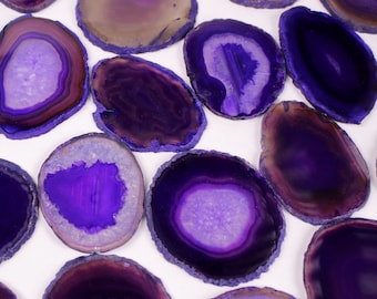 NEW 1pce 5-9cm Agate Slices Colour Size Selected at Random NEW 1pce 5-9cm Agate Slices Colour Size Selected at Random