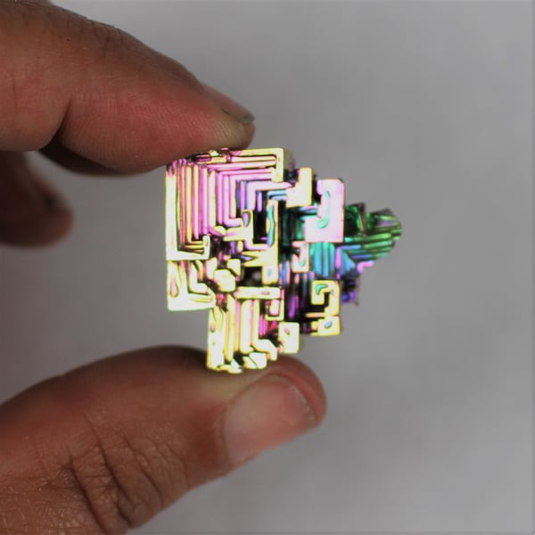 YOU PICK Bismuth Crystals rainbow iridescent collector's gemstone specimens, Free Shipping!