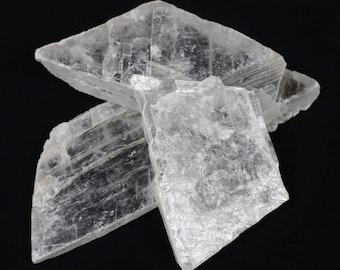 4"-8" Real Selenite Windows by the each or by pound bulk wholesale crystal natural gemstone genuine charging plate panes