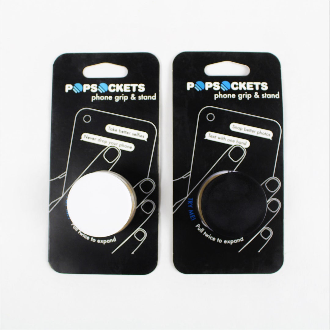 Original Popsockets Name Brand Original Plain Black or White Pop