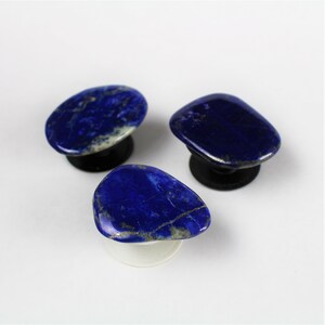 Customized Pop Sockets LAPIS LAZULI real natural blue gemstone Pop Out Phone grip holder original real pop socket posted 1/21/20