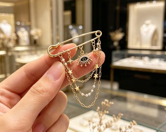 Vintage Prada Pin Inspired Authentic Gold Brooch Made in Italy - Etsy