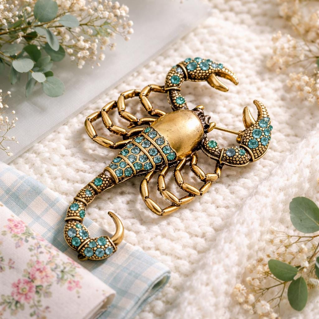 Scorpion Lapel Pin - Etsy