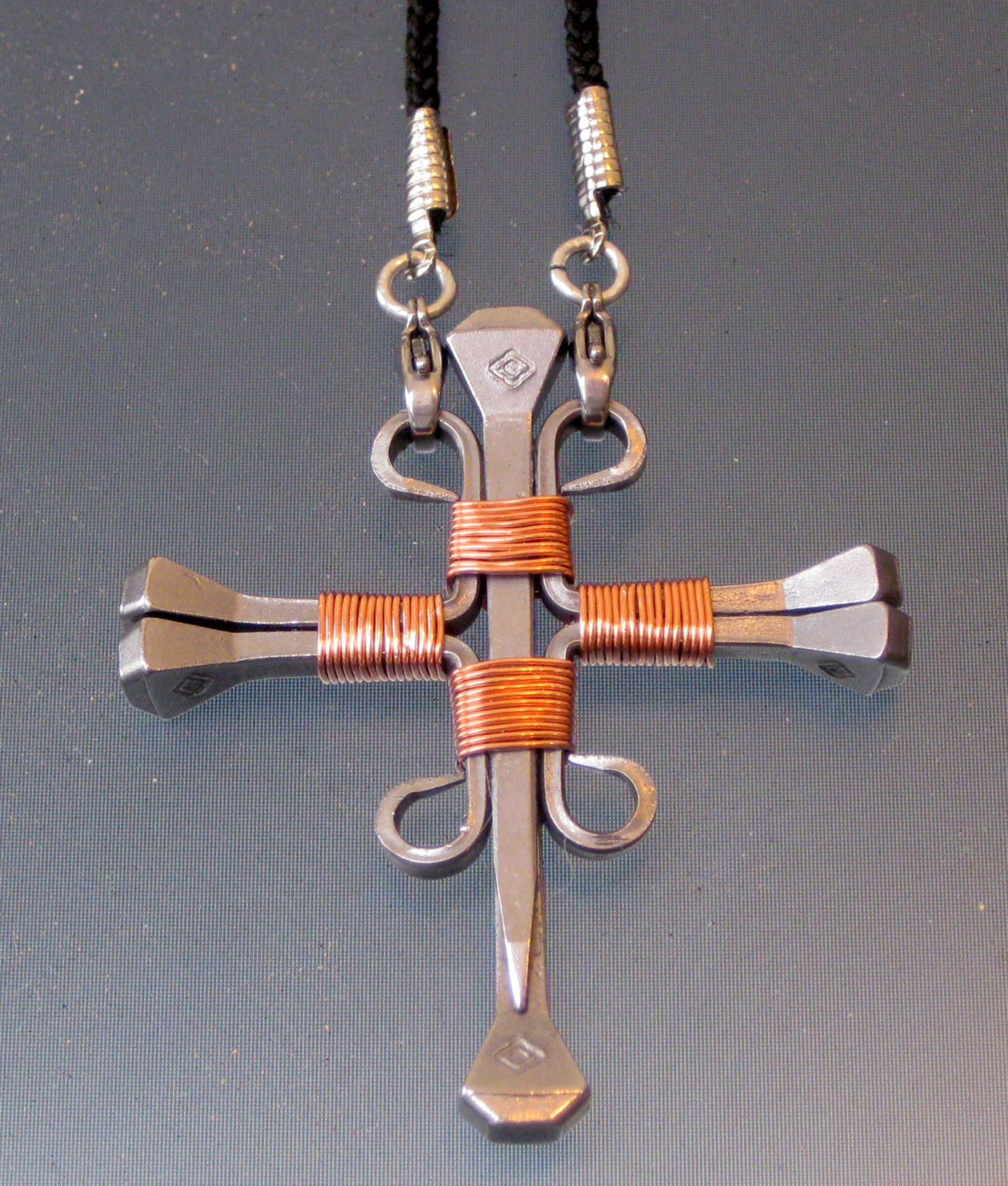 Horseshoe Nail CrossCopper Etsy