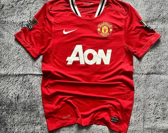Vintage Nike Manchester United 2011-2012 football soccer Jersey  t-shirt Size S