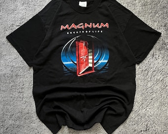Vintage Magnum Breath of Life Tour 2002 Hard Rock Music Band Shirt Size L