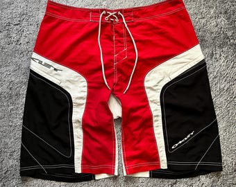 Vintage Oakley Surf Board Surf Style Swimwear Shorts Size 38