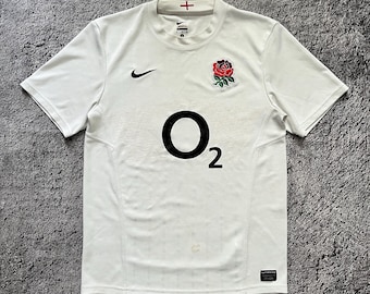 Vintage 2011-12 Nike England Home Rugby Union Jersey Size S