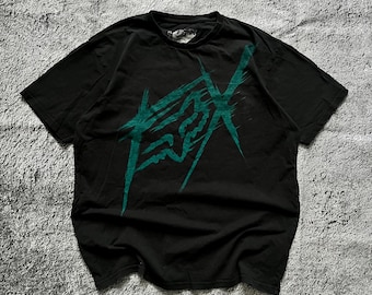 Vintage Fox Big Logo Y2K t-shirt Men's Size Xl