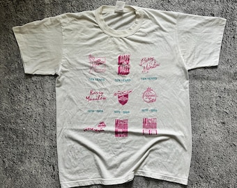Vintage Rare 80s Barry Manilow All Tours Shirt Size L