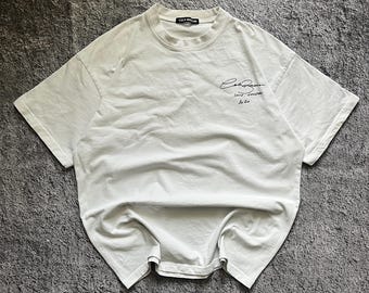 Cole Buxton Soho London Oversized White T shirt Size M