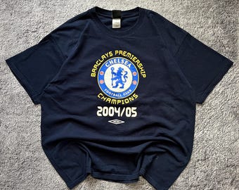 Vintage Umbro FC Chelsea Champions 2004/05 Football Shirt Soccer Size XL