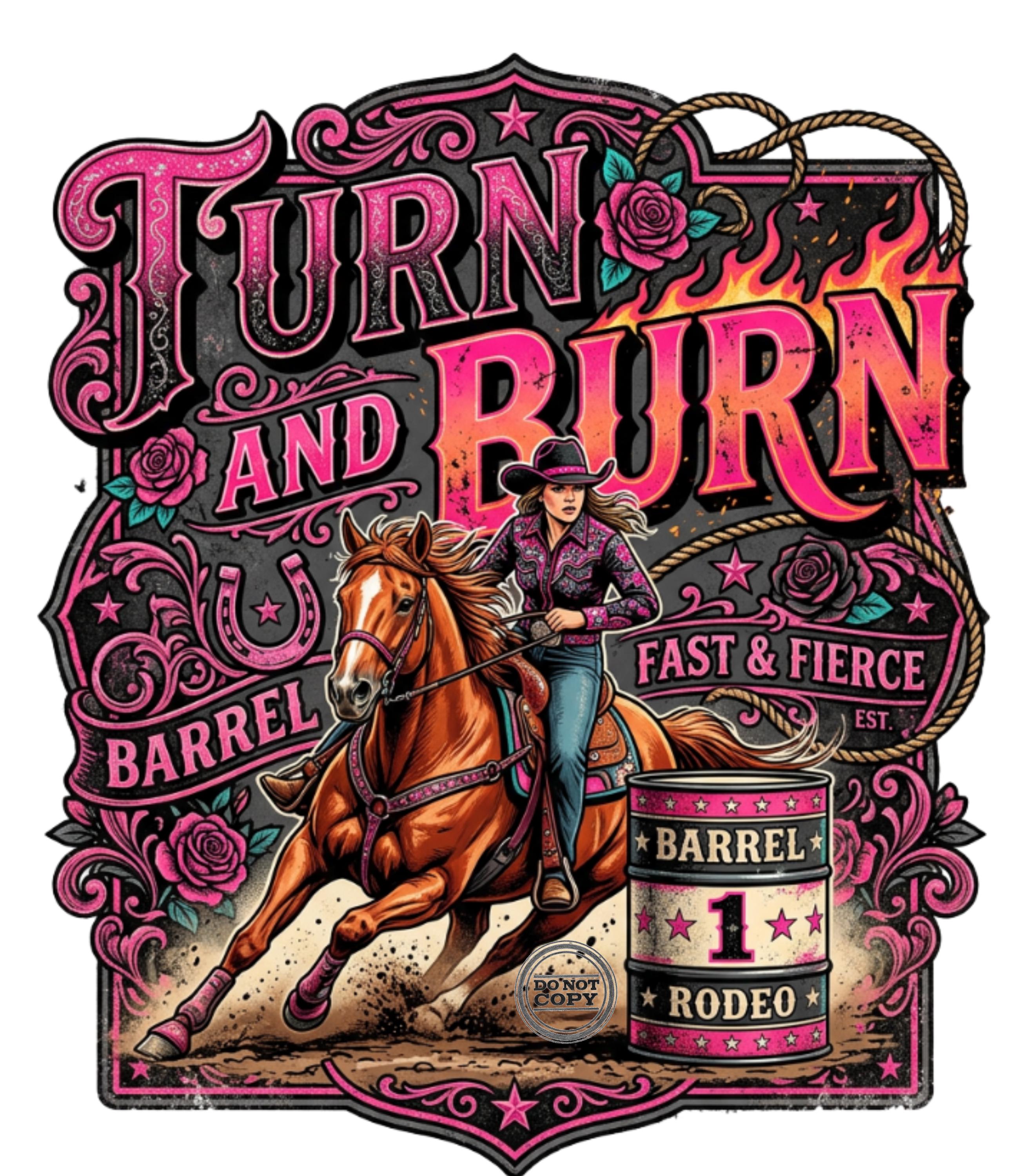 Barrel Racer Pretty Pink PNG (digital Download) - Etsy