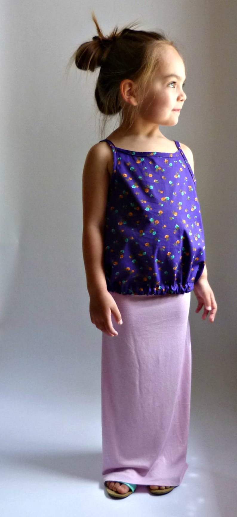 SHANDIIN Tank & Tunic PDF Sewing Pattern for Girls 12/18mo to 8 image 2