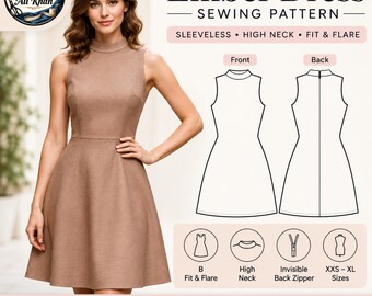 Ember Dress Sewing Pattern | Beginner Friendly Summer DIY (XXS-XL)