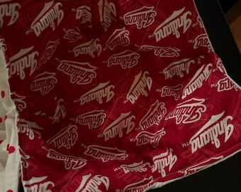 Reversible bowl cozy soup holder college dorm microwave IU Indiana hoosiers