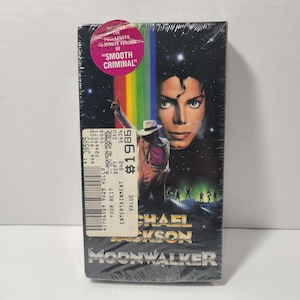 SEALED Vintage Michael Jackson Moonwalker VHS Smooth Criminal