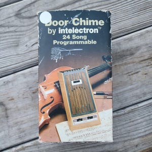 VGT Dörrklocka Intelectron 24 Låtar Programmerbar Musik Beethoven Folkmusik Untest