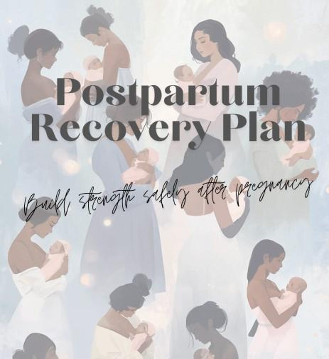 Postpartum Recovery Plan PDF | Core and Pelvic Floor Tracker | 0–6 ...