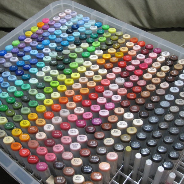 Copic Marker Storage Box Holds & Organizes 358+ Sketch lot (NO Markers Included)