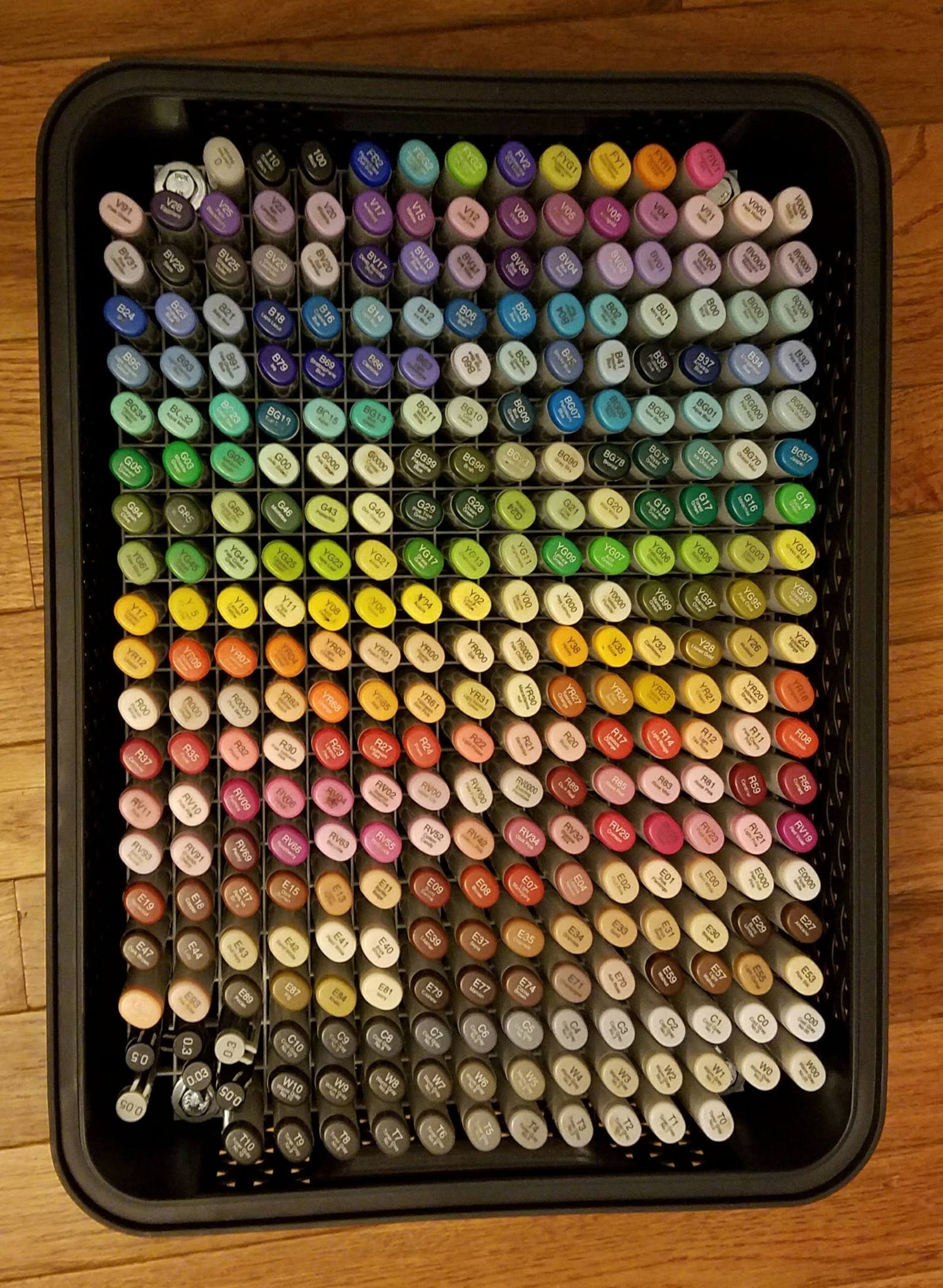 Copic Marker Storage Box Holds & Organizes 300 Sketch NO Etsy