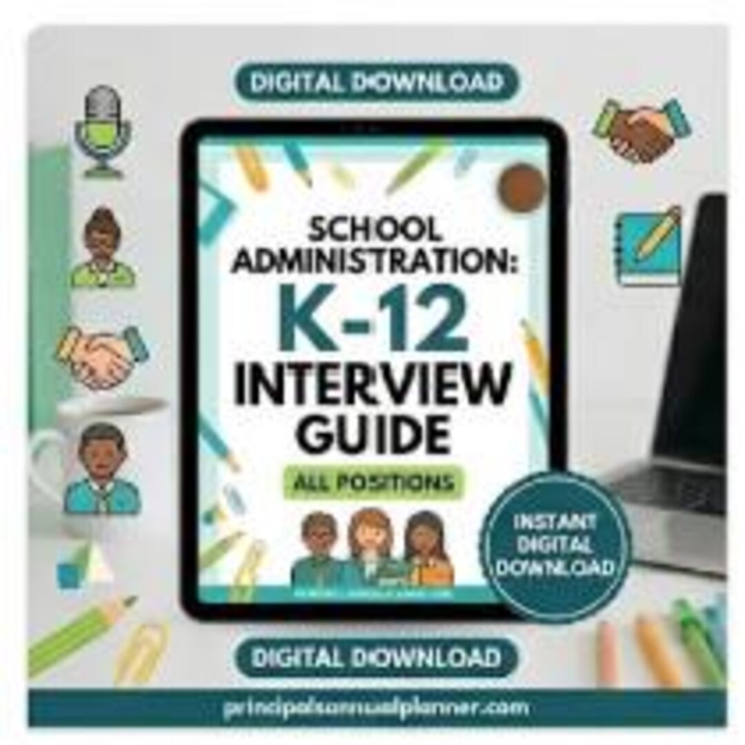 Slp Interview Guide.pdf K-12 School Interview Guide Bundle | Print + Fillable PDF | 15 Roles ...