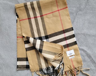 Burberry Vintage Authentic Cashmere Scarf,Scarves,Excellent Condition