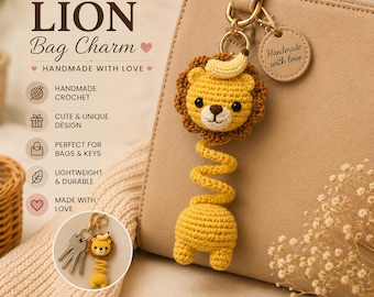 Langer Hals Löwe Amigurumi Häkelanleitung (PDF Download)