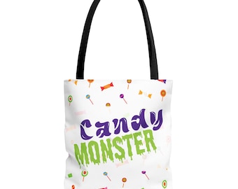 Bolsa de mano de dulces de monstruo: accesorio para disfraz de Halloween