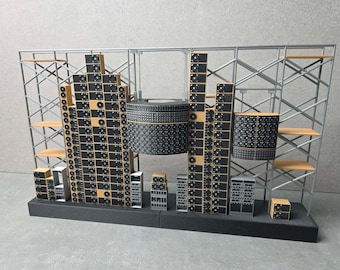 Altavoz Bluetooth de escritorio con sonido envolvente / Escultura de altavoz en miniatura hecha a mano / Decoración para sala de música / Regalo de colección