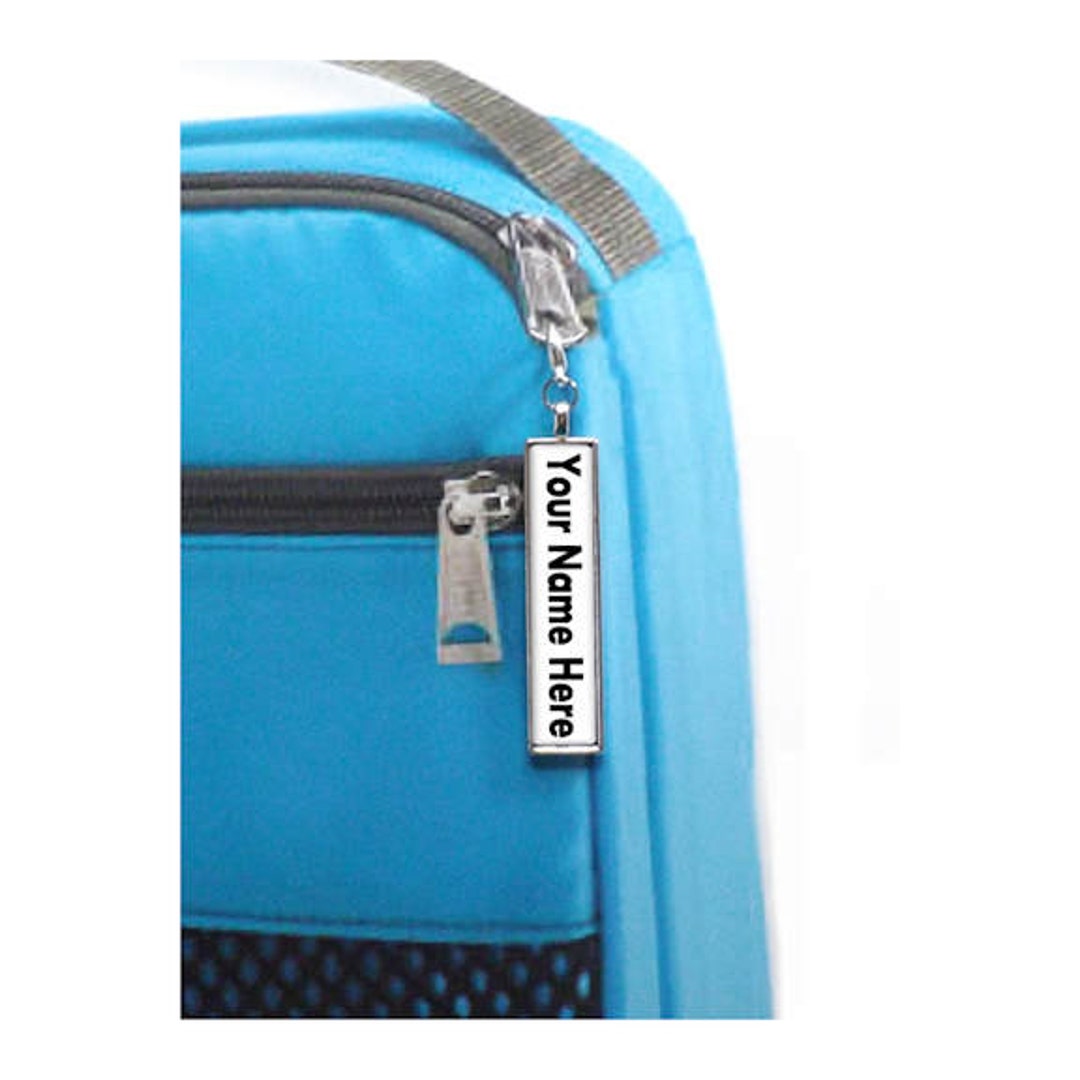 Custom Name Tag, Book Bag Tag, Lunch Bag Tag, Personalized ID, Custom