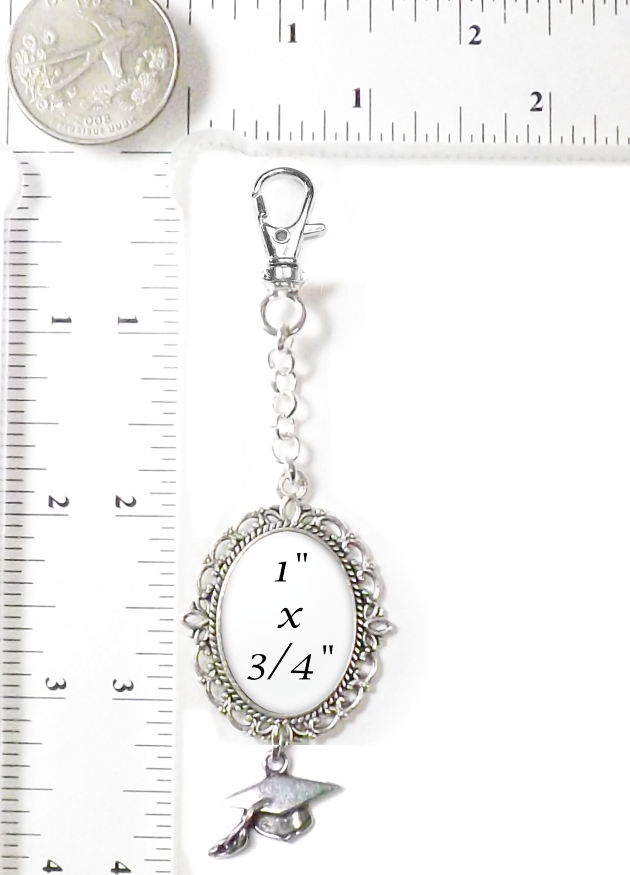 Graduation Tassel Charm Memorial Photo Charm for Mortarboard Etsy