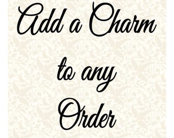 Add Additional Charm to Your Order, use this listing is to add an additional photo, text, quote, or handwriting charm to your original order