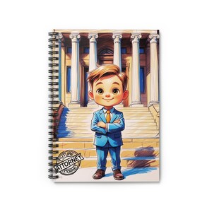 Cuaderno espiral con aspiraciones de abogado: perfecto para estudiantes, material escolar, regalo para futuros abogados, escritura [...]