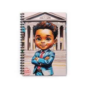 Cuaderno de espiral para futuros abogados: línea rayada, regalo para niños, regreso a clases, diario de estudio, cuaderno inspirador, sueños legales