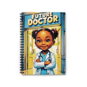 Cuaderno espiral "Futuro Doctor": inspiración, aprendizaje infantil, útiles escolares, regalos para futuros médicos, cuadernos infantiles