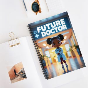 Cuaderno espiral para futuros médicos: regalo para futuros médicos, diario motivacional, regreso a [...]
