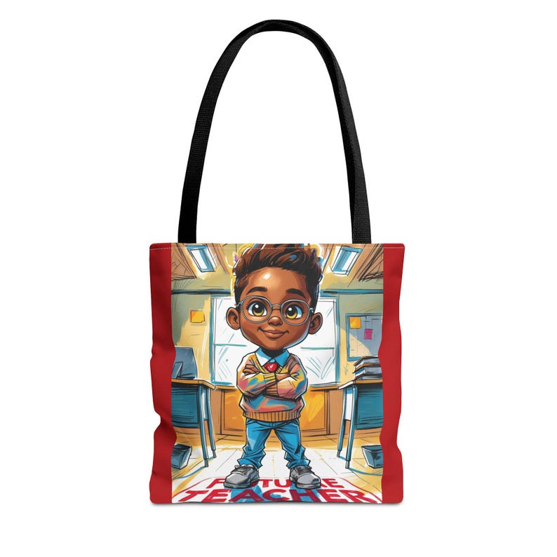 Personalized Future Teacher Early Childhood Tote Bag, Class Gift, Educational Accessory, Back to School, Custom Name Bag image 1