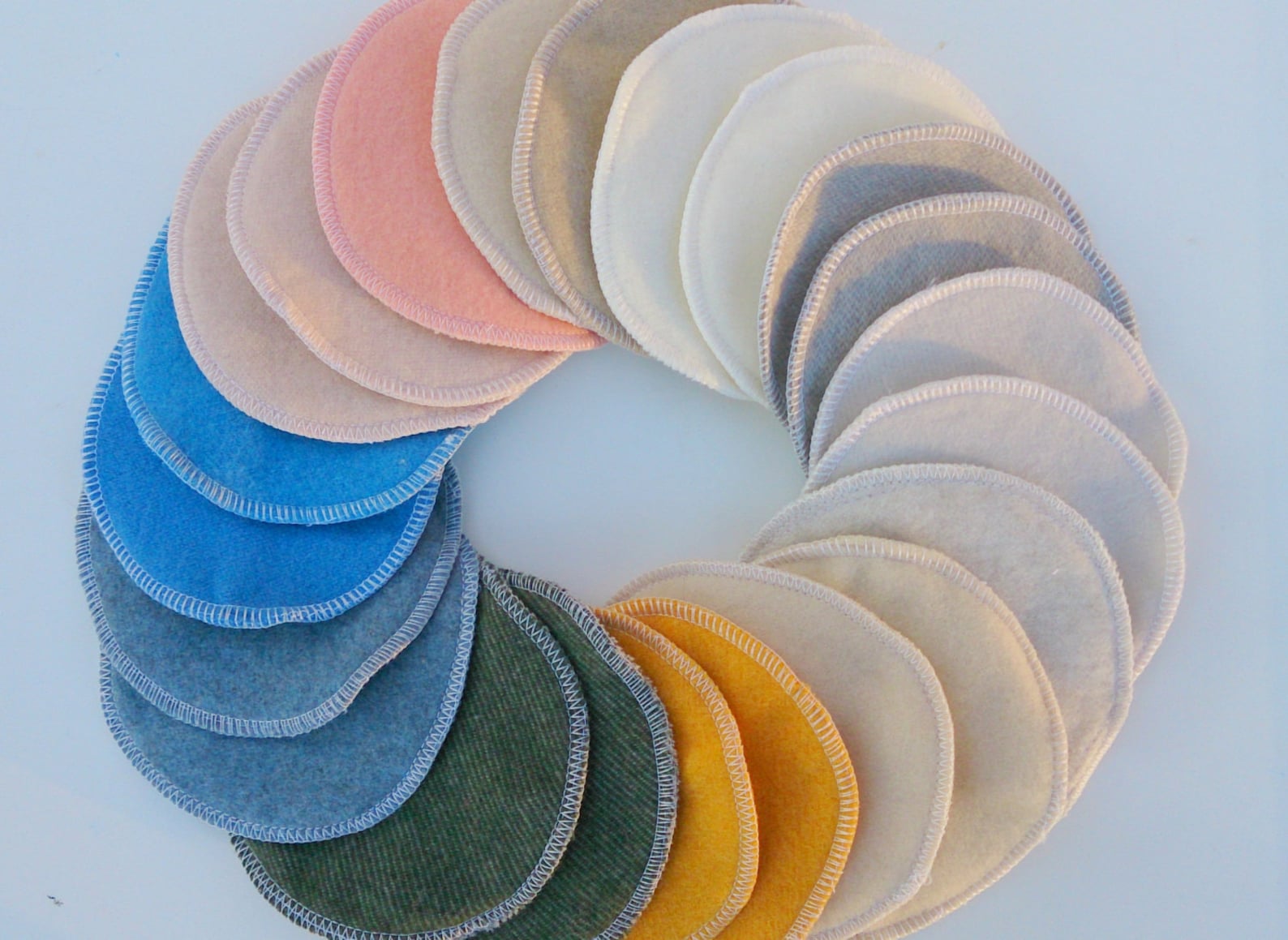 100 Merino Wool Sandy Color Nursing Pads/ Breastfeeding Pads Etsy