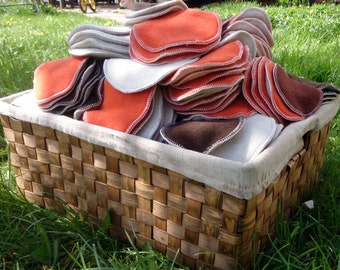 20 pair 100% merino wool nursing pads set / pack / breastfeeding pads one pair (2 pieces) 10-13cm (3.9-5.1 inches) two layers / mix color