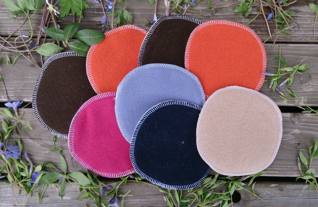 100 Merino Wool Sandy Color Nursing Pads/ Breastfeeding Pads Etsy