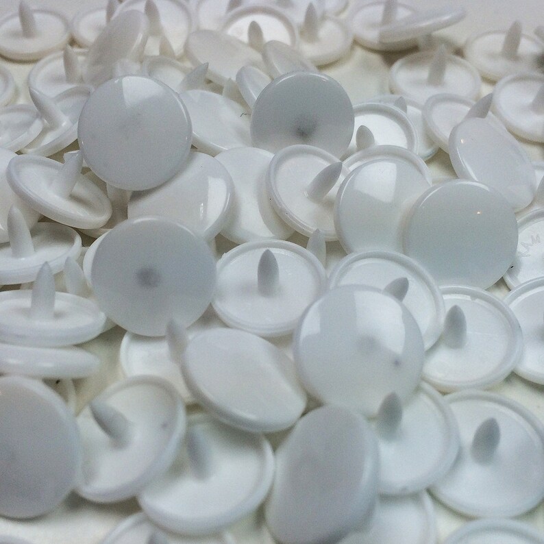 KAM Snaps for Cloth Diapers / 20 Size / White Color / Complete Sets of