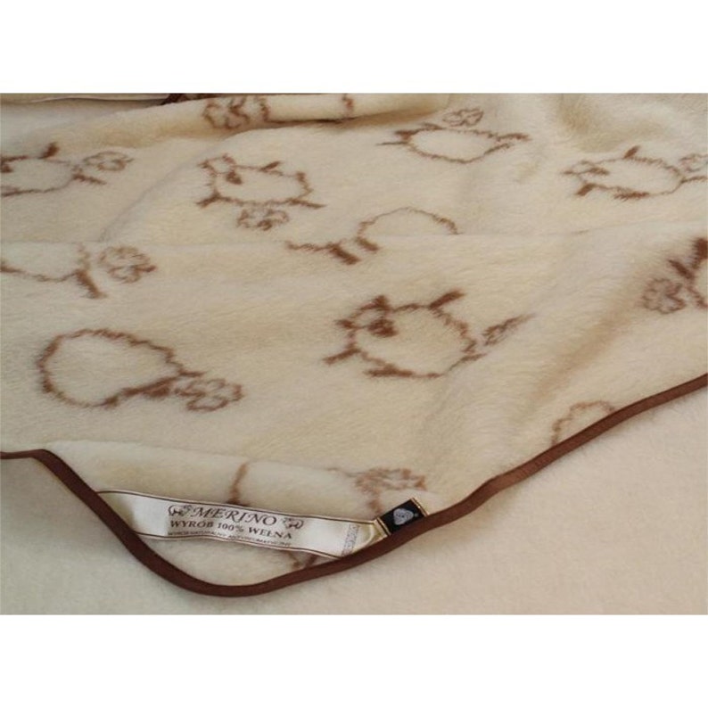 100 Percent Pure Merino Wool Blanket 180 X 200cm King Size Etsy