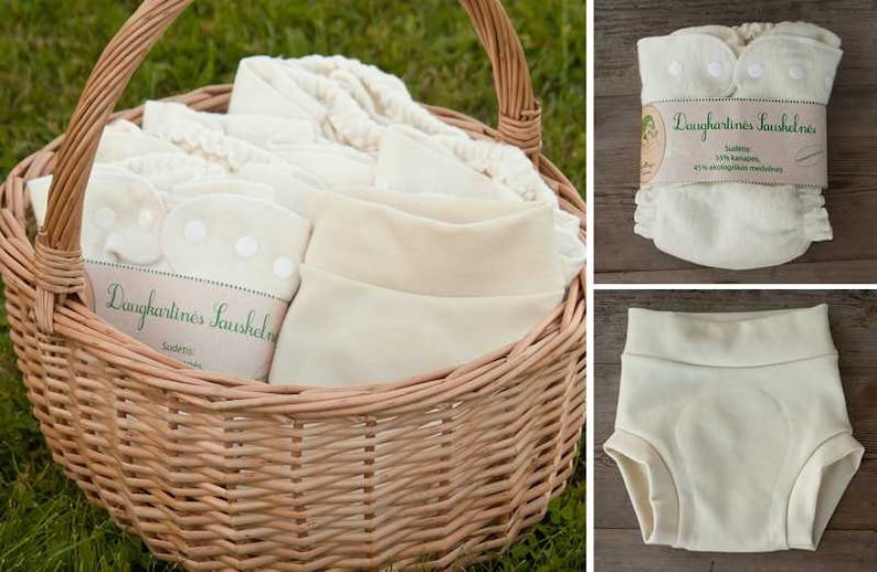 Hemp Organic Cotton Cloth Diaper / Cloth Nappy by Etsy