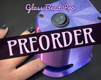 PREORDER!!! Glass Bead Pro - The Motorized Magnet Spinner Tool for Easy, 1 Hand, Battery Operated Magnetic Nail Polish Art.