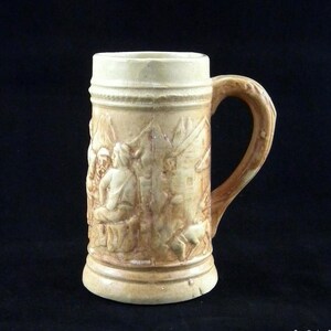 Hull Pottery 492 Stengods/Bruksartiklar Alpin Stein: Antik med Circle H-märke