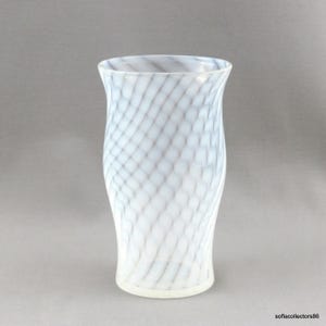 Fenton 222 French Opalescent Spiral Optic Tumbler ca. 1920s (single)